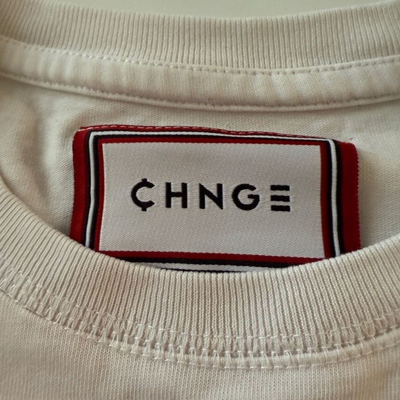 CHNGE White Embroidered Feminism Women's Rights Tee - XS - Picture 3 of 8